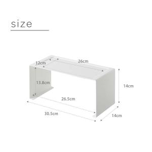 山崎実業 キッチンスチール コの字ラック タワ...の詳細画像2