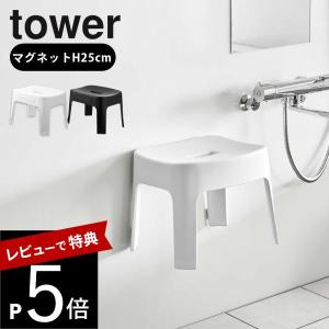 山崎実業 マグネット風呂イス タワー SH25tower 6925 6926｜transit