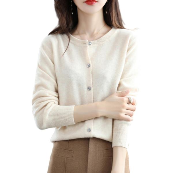 カーディガン レディース 秋 冬 ニットカーディガン 無地 長袖 薄手 UVカット 冷房対策 黒 ト...