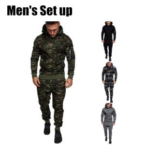 セットアップ 迷彩 メンズ ジャージ スウェット上下セット スポーツ