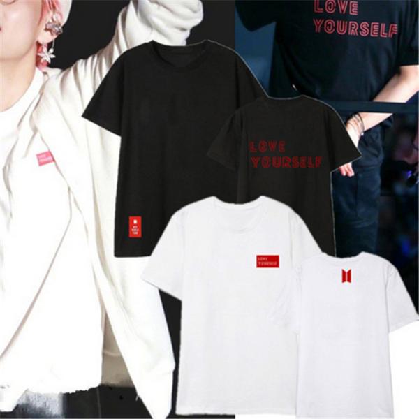 レディースTシャツ メンズTシャツ韓流グッズ BTS 防弾少年団 夏 Tシャツ 同スタイル 半袖 シ...