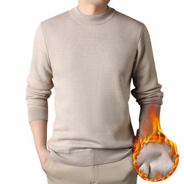 セーター メンズ タートルネック 無地ニット ニット 裏起毛 厚手 メンズ 長袖 ハイネック タート...