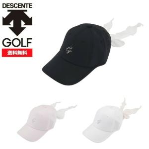 DESCENTE GOLF デサント ゴルフ レディース リボンキャップ