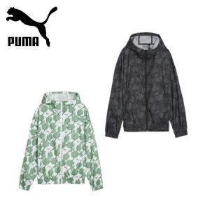 24春夏 PUMA プーマ レディース ブロッサム AOP ウィンドブレーカー 626017 パーカー オーバーサイズ 長袖 撥水加工 保温性の商品画像