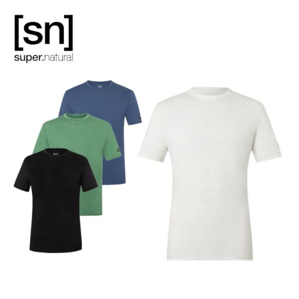 [sn] super.natural エスエヌ スーパーナチュラル メンズ シエラ140 Tシャツ ...