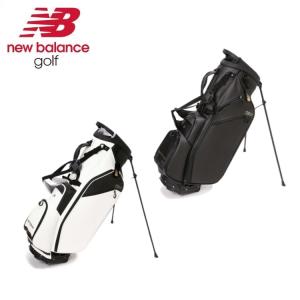 New balance Golf ニューバランス ゴルフ ユニセックス(メンズ レディース) ゴールドロゴ キャディバッグ 3980003 合成皮革 9インチ 46インチ対応