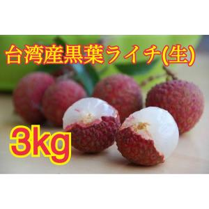 予約販売　台湾産黒葉（生）ライチ　3kg｜transworld-fruits