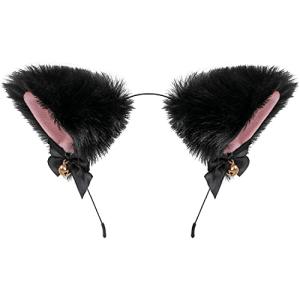 猫耳 カチューシャ 鈴付き ヘッドバンド 獣耳 狐耳 コスプレ ハロウィン 仮装 コスチュー