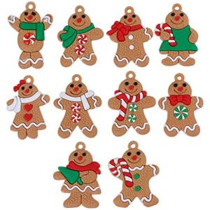 ZOYUBS クリスマスオーナメント ジンジャーブレッドマン ジンジャーブレッド クリスマス人形ペンダント クリ