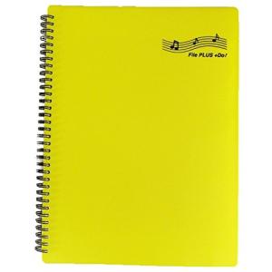 File PLUS DO 楽譜ファイル 書き込みできる バンドファイル 書き込み リングタイプ 30ポケット