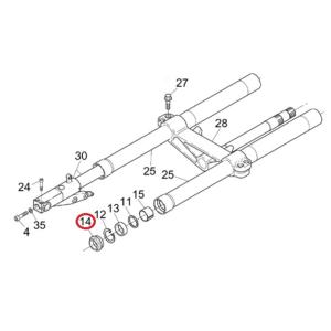 aprilia RS250 95-97年 純正フォークオイルシール : 輸入パーツ専門