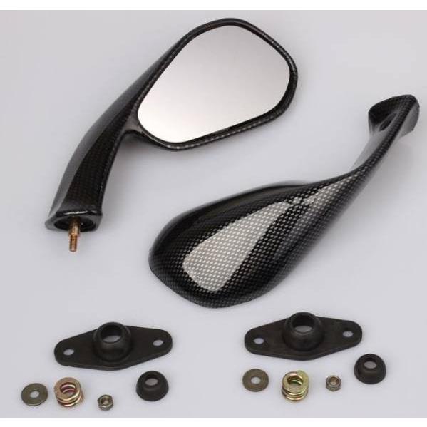 aprilia RS250/RS125/RS50専用 カーボンルックミラーL/R