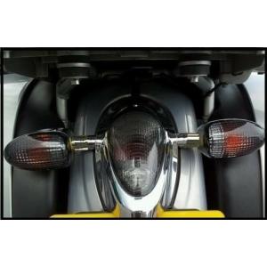 BMW R1100S 98-05年 LED クリアウインカーレンズキット : 輸入パーツ
