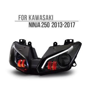 Kawasaki Ninja 250 13-17年 Full LED カスタムヘッドライトキット｜traumauto