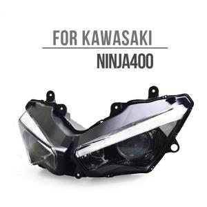 Kawasaki Ninja 400 18年以降 カスタムヘッドライト Full LED｜traumauto