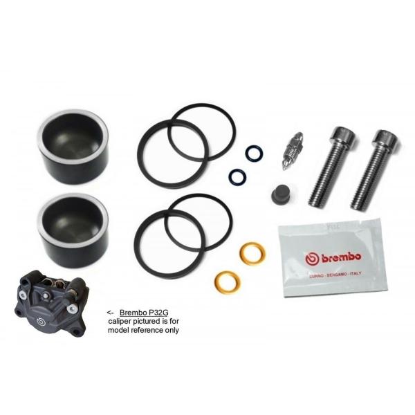 [B22-3218]DUCATI ブレンボ P32G リアキャリパー用 ピストン/シールキット