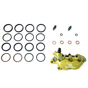 B43]brembo P4 30/34 40mm ブレーキキャリパー シールキット : 輸入