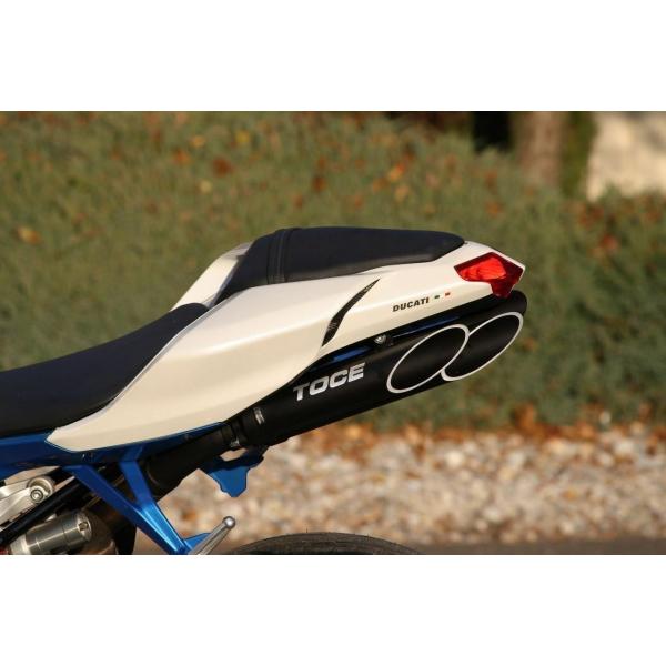 DUCATI 848 TOCE Performance T-Slash スリップオンエキゾーストシス...