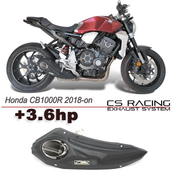 HONDA CB1000R 18-23年 CS Racing テイラーメイドスタイル スリップオンマ...