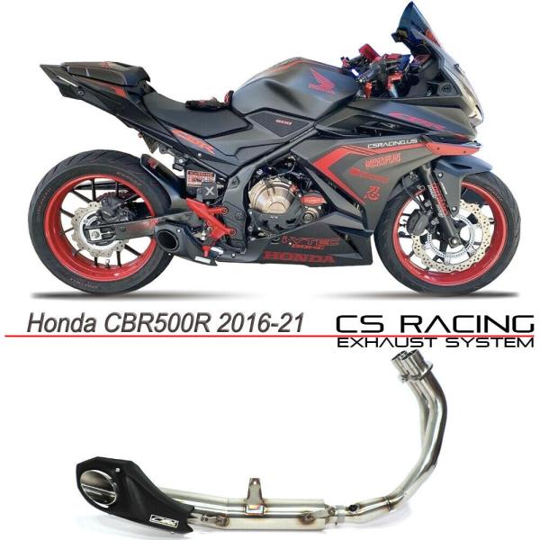 HONDA CBR500R 16-23年 CS Racing テイラーメイドスタイル フルエキゾース...