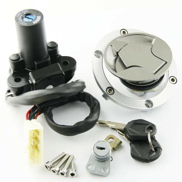 Kawasaki Ninja 250 08-14年 イグニッション/タンクキャップ/ヘルメットロック...