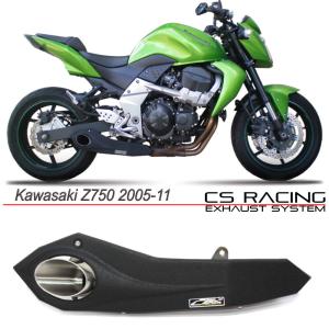 Kawasaki Z750 05-11年 CS Racing テイラーメイドスタイル スリップオンマフラー｜traumauto