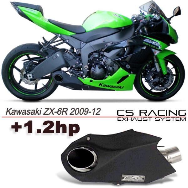 Kawasaki ZX-6R 09-12年 CS Racing テイラーメイドスタイル スリップオン...
