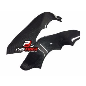 Kawasaki ZX-6R 05-06年 カーボンフレームカバー 左右セット : 輸入