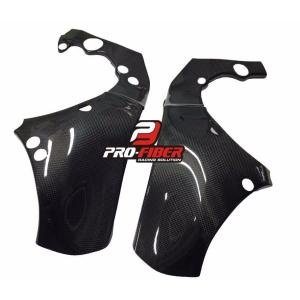 Kawasaki ZX-6R 09-12年 カーボンフレームカバー 左右セット : 輸入