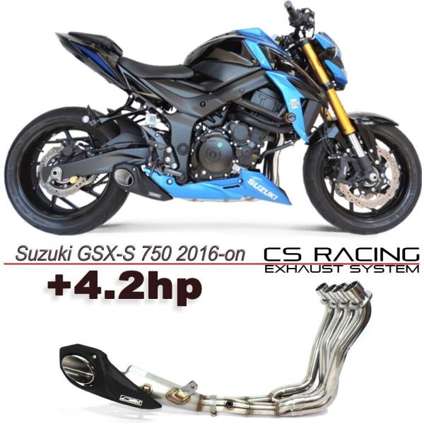 SUZUKI GSX-S750 16-23年 CS Racing テイラーメイドスタイル フルエキゾ...