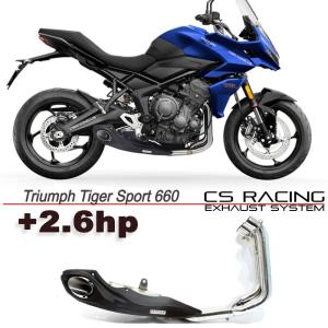 トライアンフ　トライデント６６０　アクラポビッチフルエキゾーストマフラー AKRAPOVIC アクラポビッチ フルエキゾースト レーシングライン