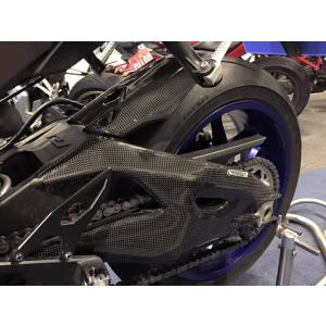 YAMAHA YZF-R1 09-14年 カーボンフレームカバー 左右セット : 輸入