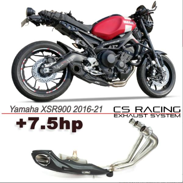 YAMAHA XSR900 16-21年 CS Racing テイラーメイドスタイル フルエキゾース...