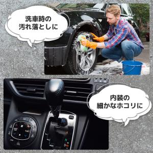 高品質豚毛 洗車ブラシ 5本セット 洗車 愛車...の詳細画像2