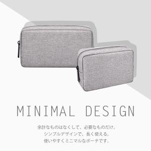 シンプルガジェットポーチ ポーチ 収納 防水 ...の詳細画像2