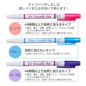 水性 消せる チャコペン 3色セット 消しペン...の詳細画像2