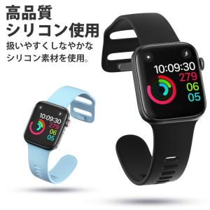 アップルウォッチ バンド シリコン スポーツ ...の詳細画像2