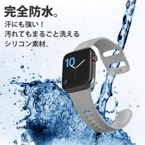 アップルウォッチ バンド シリコン スポーツ ...の詳細画像4