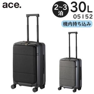 ace. コンビクルーザーTR タテ型 (30L) スーツケース フロントポケット搭載 PC収納 2〜3泊用 機内持ち込みサイズ エースジーン 05152｜travel-goods-toko