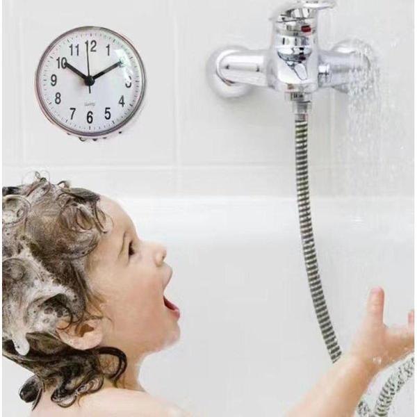 お風呂時計 時間表示 防水クロック シャワー時計 浴室 装飾 インテリア 防水 時間表示 ギフト