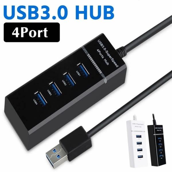 送料無料 USBハブ 4ポート 高速 USB3.0対応 USB2.0/1.1との互換性あり Micr...