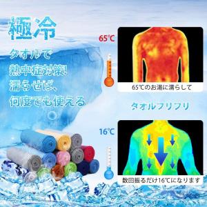 ひんやりタオル クールタオル 2枚セット 冷感...の詳細画像5