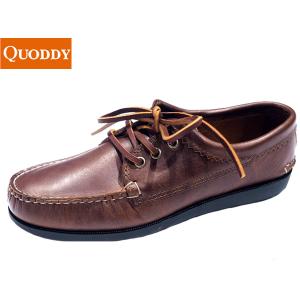 QUODDY TRAIL MOCCASIN（クオディ・トレイルモカシン）/#501000 CAMP SOLE BLUCHER MOCCASIN（ブルーチャーモカシン）/brown chrome｜travelsshibuya