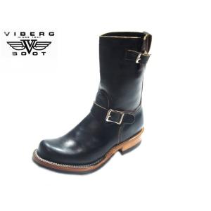 【当店別注】VIBERG（ヴァイバーグ ）/＃83 9inch ENGINEER BOOT（エンジニアブーツ）/CHROME EXCEL BLACK｜travelsshibuya