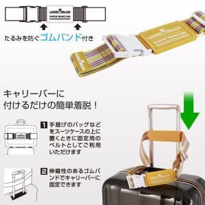 スーツケースベルト 荷物固定用 ミニサポートベ...の詳細画像4