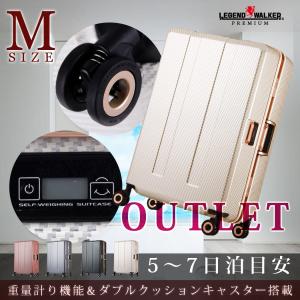 アウトレット スーツケース キャリーケース キャリーバッグ トランク 中型 軽量 Mサイズ おしゃれ 静音 ハード フレーム ビジネス 8輪 測り B-6703N-64
