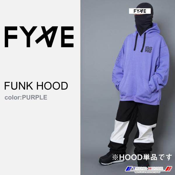 FYVE スノーボードウェア FUNK HOOD(PURPLE) サイズL【HOOD単品】