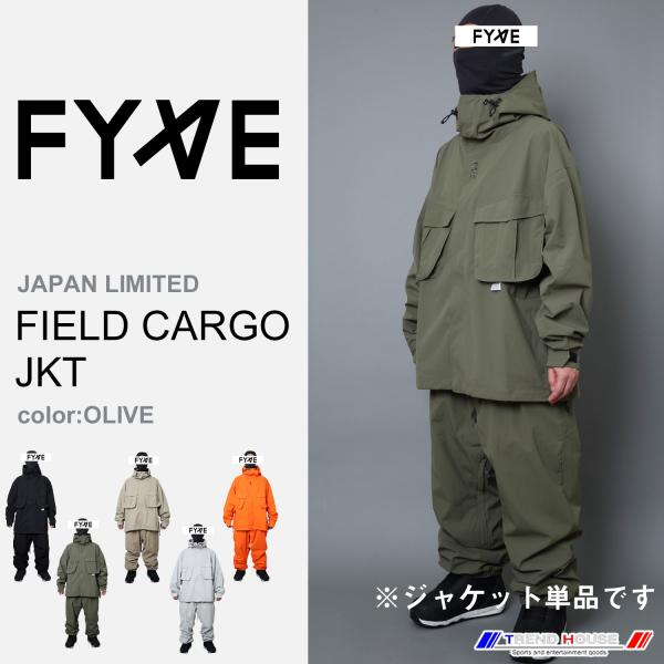 FYVE スノーボードウェア FIELD CARGO JACKET(OLIVE) サイズM【ジャケッ...