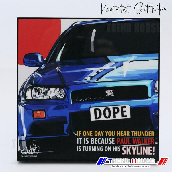 2枚で送料無料 ポップアートパネル GTR/R-34 GTR/R-34 Keetatat Sitth...