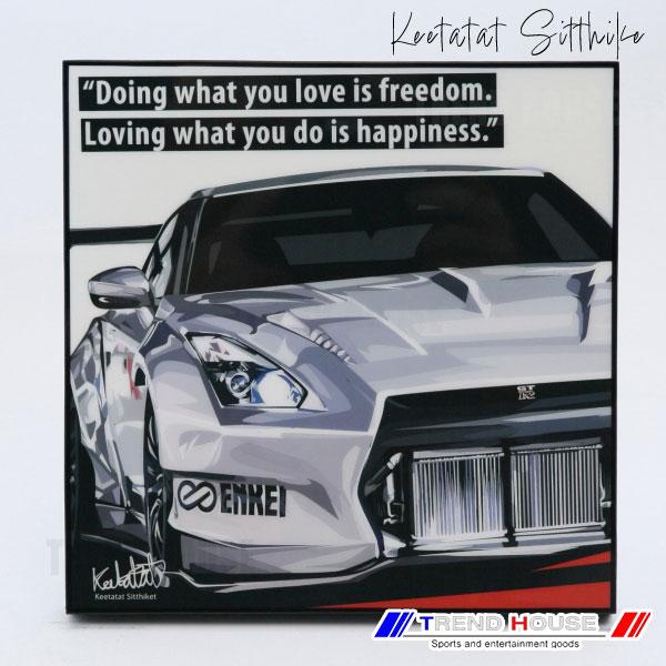 2枚で送料無料 ポップアートパネル GTR/R-35 GTR/R-35 Keetatat Sitth...